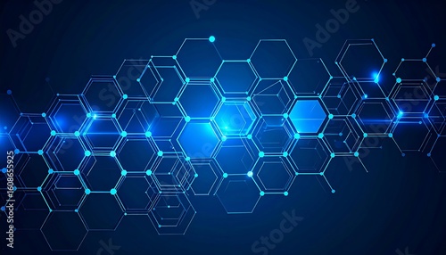 Abstract hexagonal network design