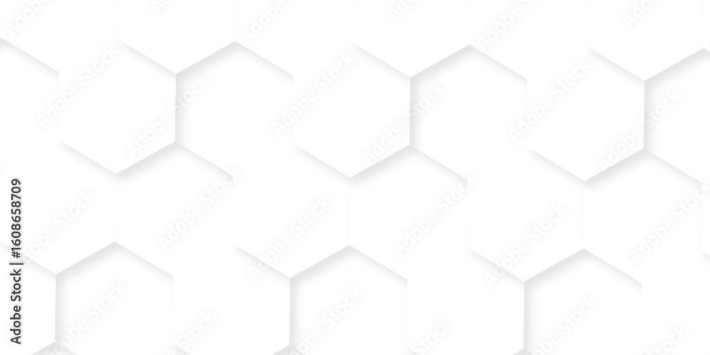 Minimal white hexagonal hexagon modern technology creative emboss light honeycomb polygonal web. abstract geometric science and mosaic tile with template texture background. Minimal white hexagonal hexagon modern technology creative emboss light honeycomb polygonal web. abstract geometric science and mosaic tile with template texture background.