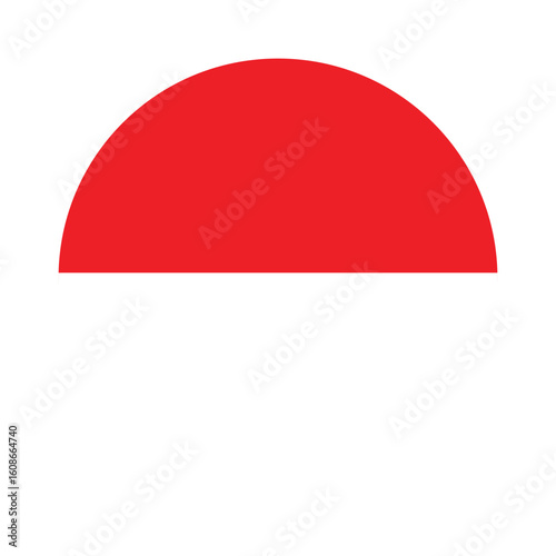 indonesia flag button