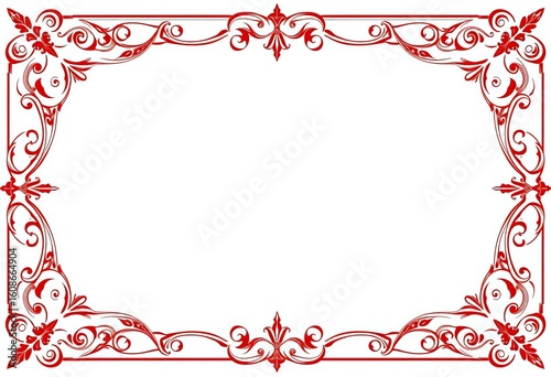 Elegant medieval-style vintage corner borders; ornate, royal frames, abstract, retro, linear, decorative, hand-drawn, vector, illustration, isolated,   linear frame,   decorative border