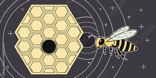 Biomechanical Beehive in Futuristic 8K Detail – Surreal Sci-Fi Vector Art Masterpiece

