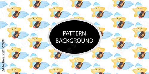 cute doodle dog pattern background. Baby dog new born pattern background design. fabric, textile. Trendy scandinavian vector background. Perfect for kids apparel,fabric, textile, nursery decoration