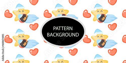 cute doodle dog pattern background. Baby dog new born pattern background design. fabric, textile. Trendy scandinavian vector background. Perfect for kids apparel,fabric, textile, nursery decoration