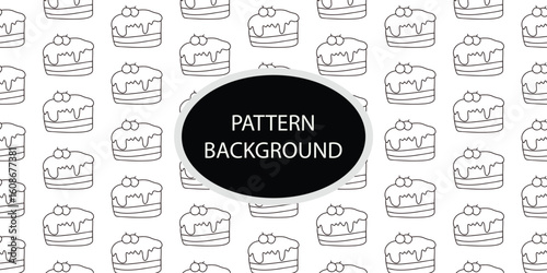 Handrawn fast food pattern background. Trendy scandinavian vector background. Perfect for kids apparel,fabric, textile, nursery, decoration wrapping paper