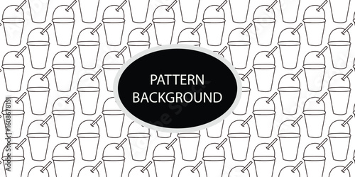 Handrawn fast food pattern background. Trendy scandinavian vector background. Perfect for kids apparel,fabric, textile, nursery, decoration wrapping paper