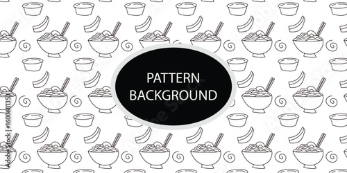 Handrawn fast food pattern background. Trendy scandinavian vector background. Perfect for kids apparel,fabric, textile, nursery, decoration wrapping paper
