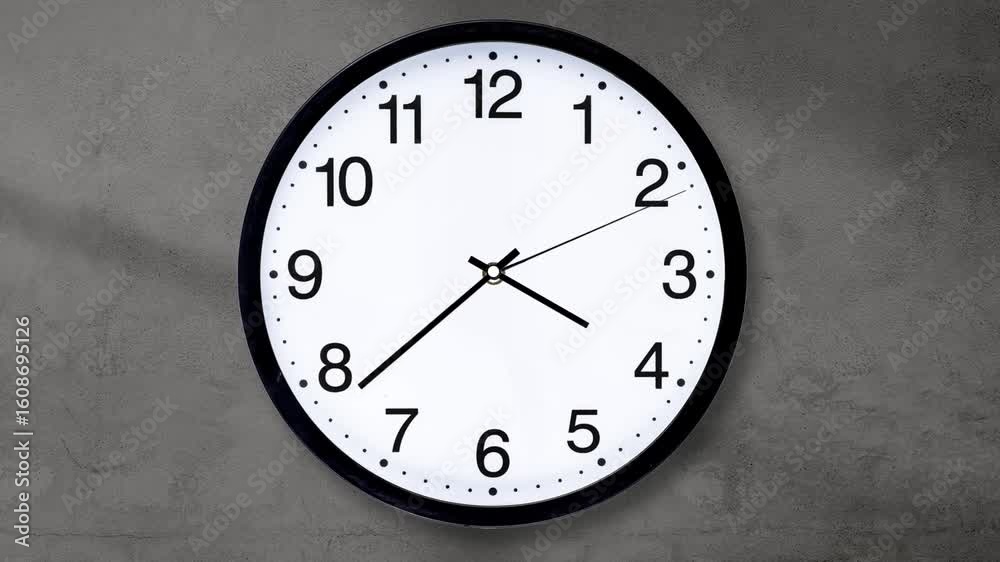 custom made wallpaper toronto digitalTimelaps clock on wall