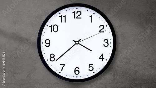 Wallpaper Mural Timelaps clock on wall Torontodigital.ca