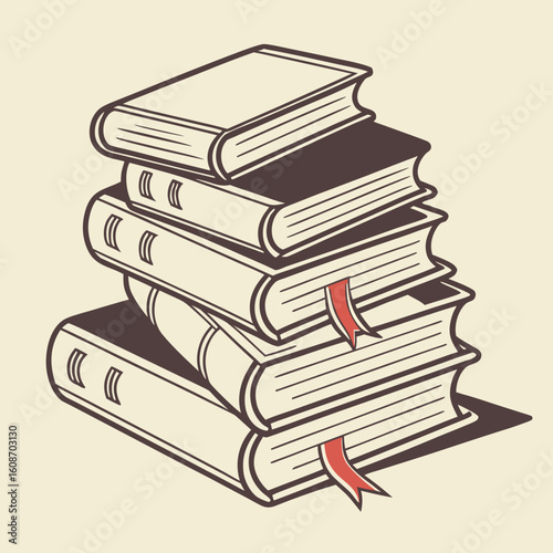stack of books