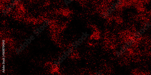 Abstract red grunge background with copy space. Dark red slate background toned classic color. old red color wall background texture. dirty rustic fire red texture.	
