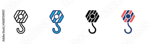 Hook icon sheet multiple style collection