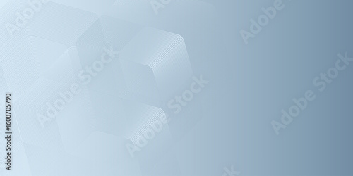 White abstract background with dynamic wavy hexagon texture. suitable for wallpaper art simple design