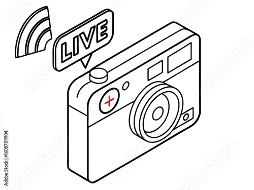 Vector Graphics for Online Content: Live Video, Announcer, and Media Player Interface

