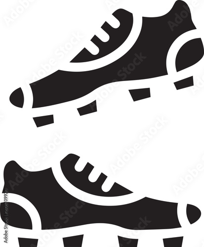  sports cleats silhouette vector illustrator