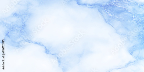 Beautiful light blue and green marble texture It features an array of soft turquoise, White and slightly bluish green or beige veining runs organically across the surface using for wall decor.
