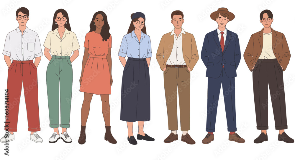 Fototapeta premium Diverse Group of People 