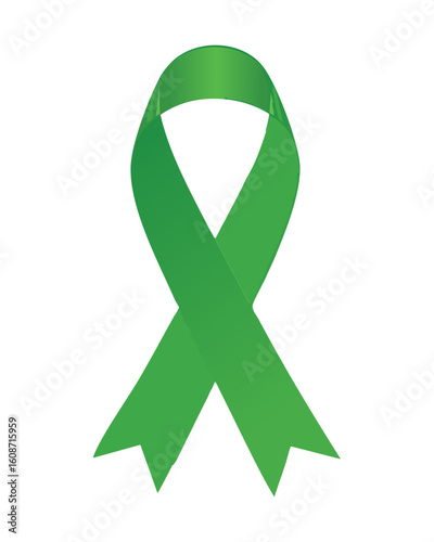 Wallpaper Mural Green Awareness Ribbon Bottom Loop Torontodigital.ca