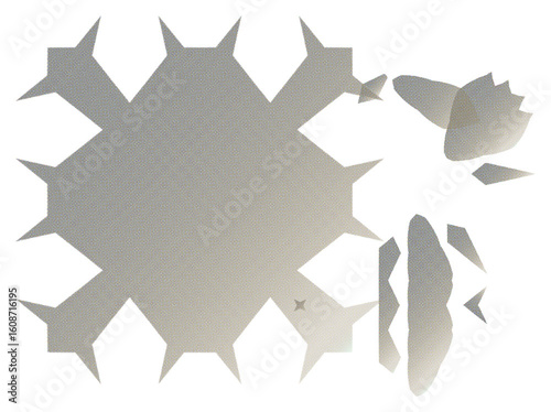 Dynamic Abstract Gradient Elements for Branding and Layouts Vibrant Gradient Shape Collection for Digital and Print Use