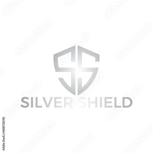 The **Silver Shield logo** features a sleek, modern shield design with bold metallic tones, symbolizing strength, protection, and reliability for a trustworthy brand identity.
