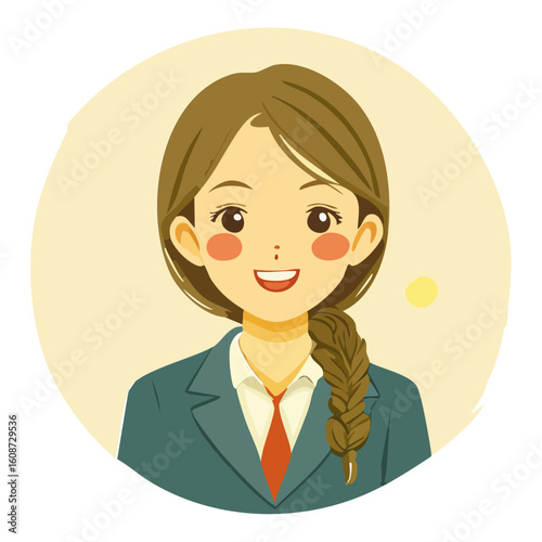 a shy girl