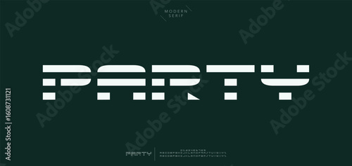 Modern abstract digital alphabet font. Minimal technology typography, Creative urban sport fashion futuristic font and with numbers. vector illustration