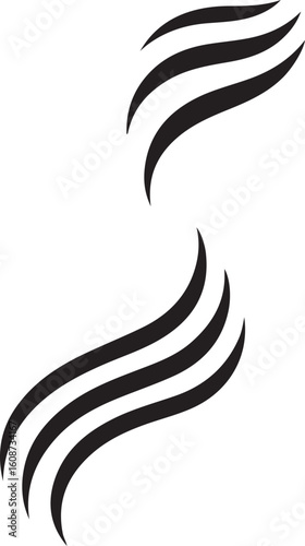 Hair Wave Logo Vector