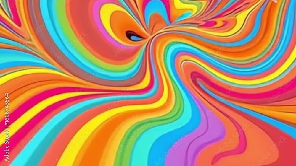 psychedelic background, colorful swirl loop, 4K abstract motion, fast fluid background, groovy retro video, seamless trippy animation, tropical color swirl, vivid abstract flow, retro 70s energy, 