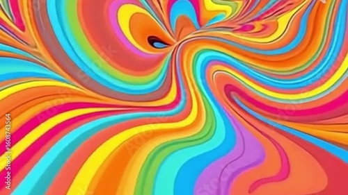 psychedelic background, colorful swirl loop, 4K abstract motion, fast fluid background, groovy retro video, seamless trippy animation, tropical color swirl, vivid abstract flow, retro 70s energy, 