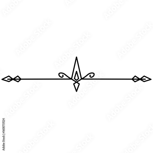
Classic decorative line set. vector