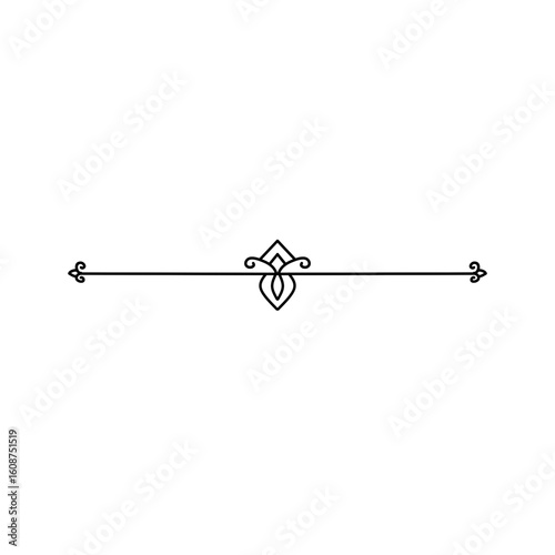 
Classic decorative line set. vector