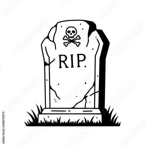RIP Tombstone Vector