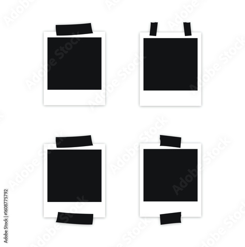 Capture Memories with Blank Photo Frames Set Display your cherished moments using these frames with tape. Perfect for showcasing photos, art, or creative projects.