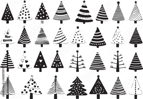 Black and white illustration of a phoenix silhouette isolated on transparent background