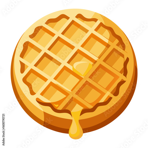 vector illustration of a pie
