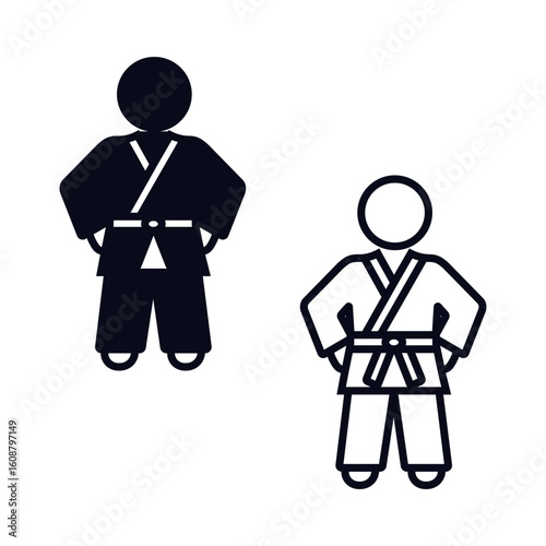 karate human vector