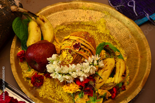 Canvas Print photography of a wedding mangalyam