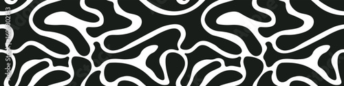 Abstract green camouflage pattern with bold organic shapes in seamless vector style. Ideal for military fashion, outdoor gear, nature themes, and creative surface design projects.