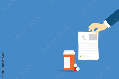 Prescription medicine bottle	