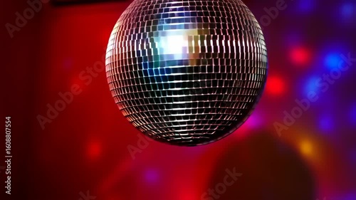 Purple disco ball