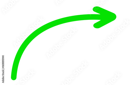 Direction arrow curve sign