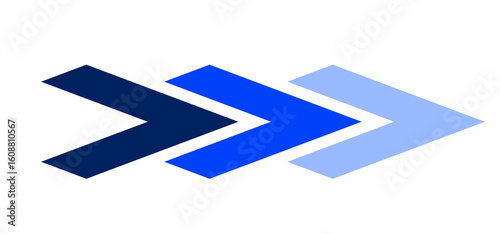 arrow road sign colorful new