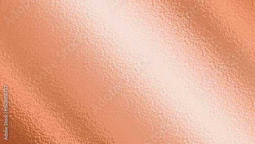 Shiny bronze foil texture with light gloss and glass effect. Vector illustration.