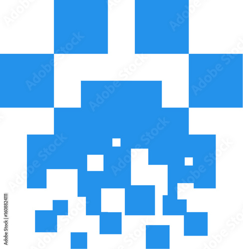 Modern Pixel-Inspired Logo for Pet Tech Company