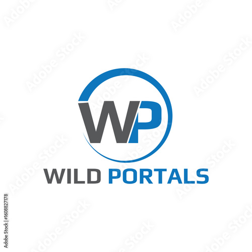 Free Download The **Wild Portals logo** features dynamic, adventurous typography with bold, organic elements, symbolizing exploration, creativity, and limitless possibilities for an exciting, innovative brand ident - GFXLoad