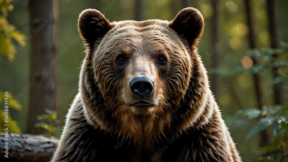 brown bear portrait brown bear portrait