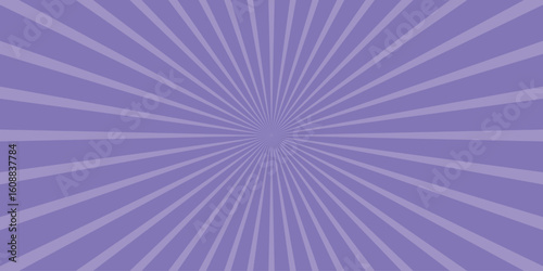Purple burst radial pattern with comic book inspired rays spreading outward for design projects and creative visuals