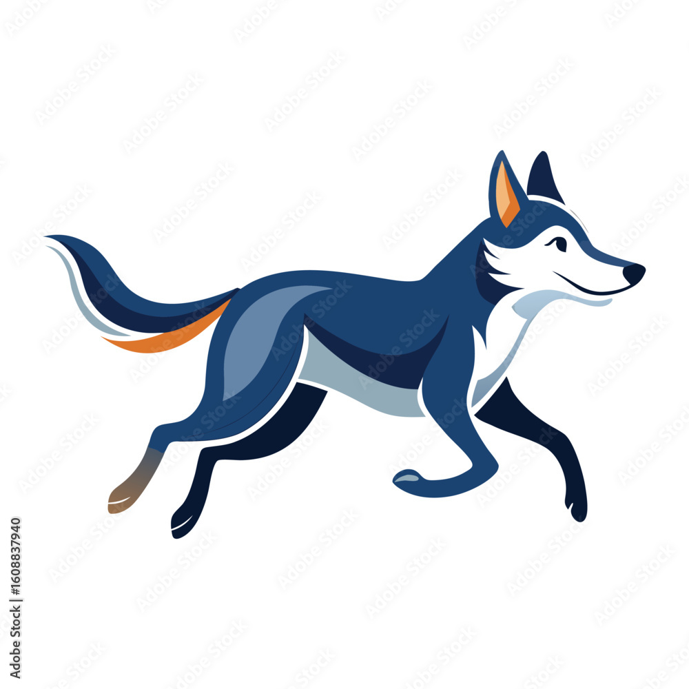 Fototapeta premium Dog (running)