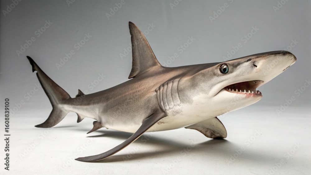 Obraz premium Hammerhead Shark on studio background