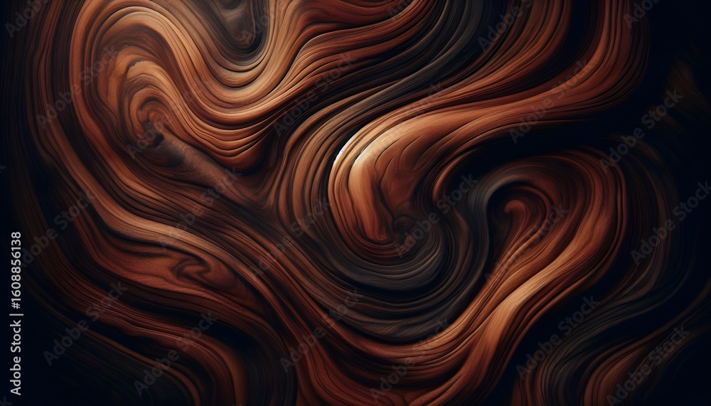 Seamless dark walnut wood surface with warm earthy tones and natural polished texture is rendered with soft directional shadows Seamless dark walnut wood surface with warm earthy tones and natural polished texture is rendered with soft directional shadows