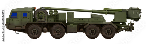 Giatsint-K SPH (Concept of a new variant of the 2S43 Malva self-propelled gun, with a 152mm 2A36 gun)